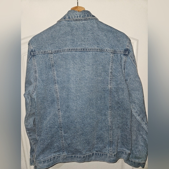 Retro 80s 90s Light Blue Denim Jean Jacket. Size Men's Small. Casual - Picture 6 of 12